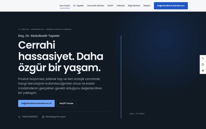Screenshot of drtepeler.com