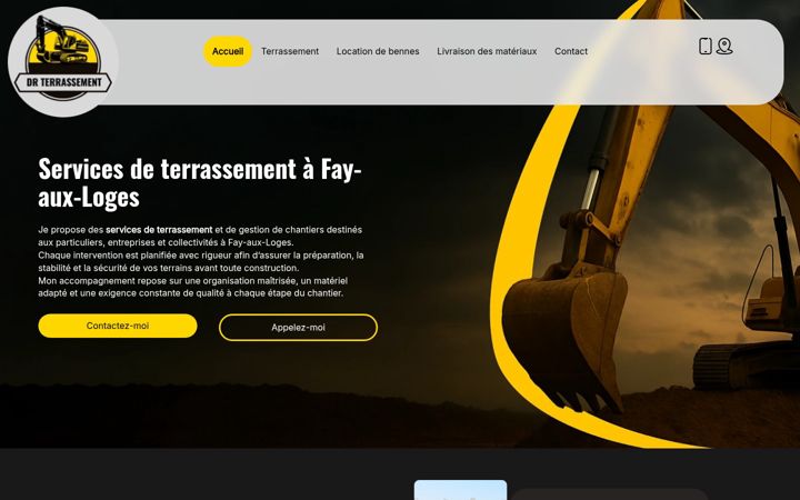 Screenshot of drterrassement.fr