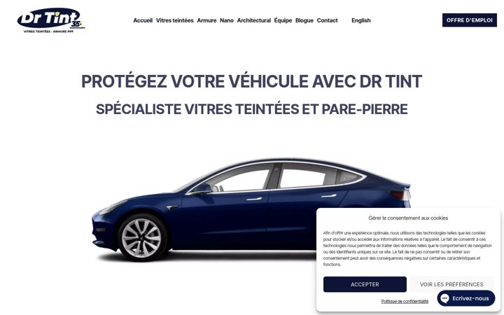 Screenshot of drtint.com