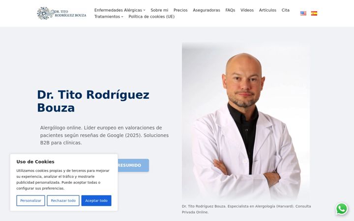 Screenshot of drtitorodriguezbouza.com