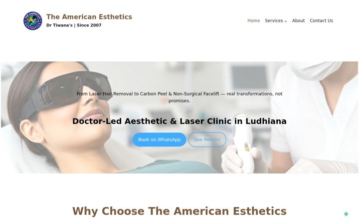 Screenshot of drtiwana.com