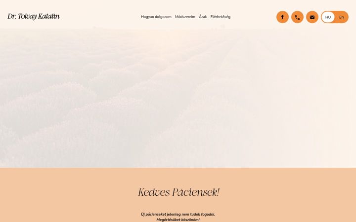 Screenshot of drtolvaykatalin.com