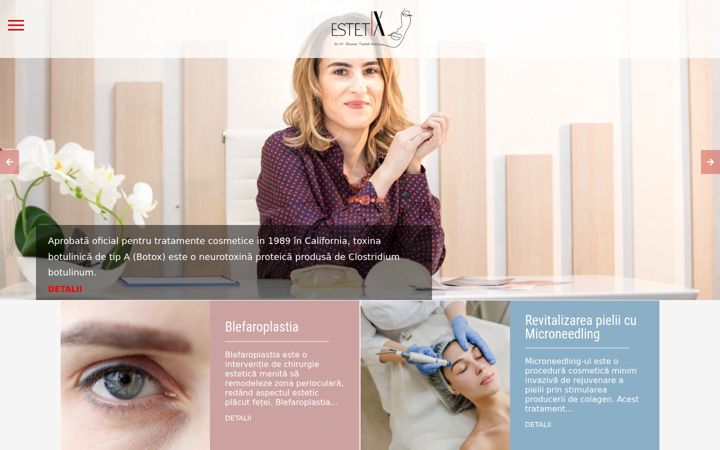 Screenshot of drtomekenescu.ro