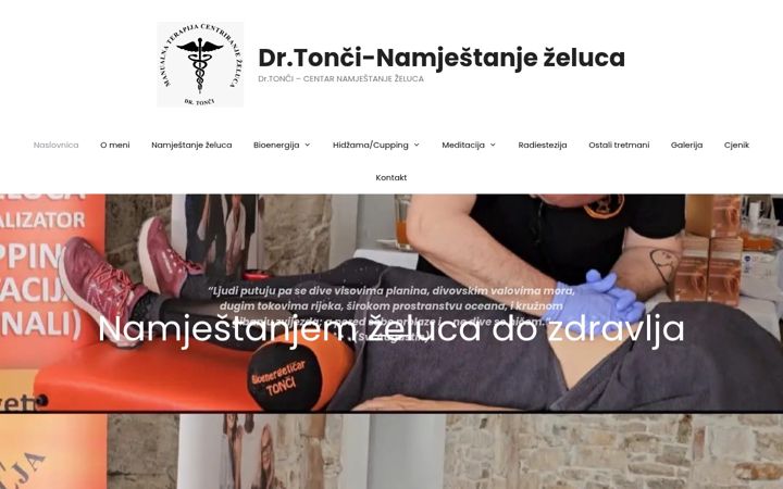 Screenshot of drtoncinamjestanjezeluca.com