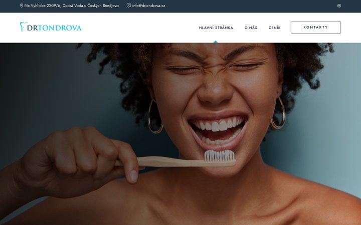 Screenshot of drtondrova.cz