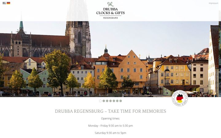 Screenshot of drubba-regensburg.com