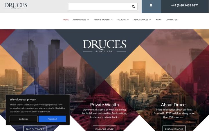 Screenshot of druces.com
