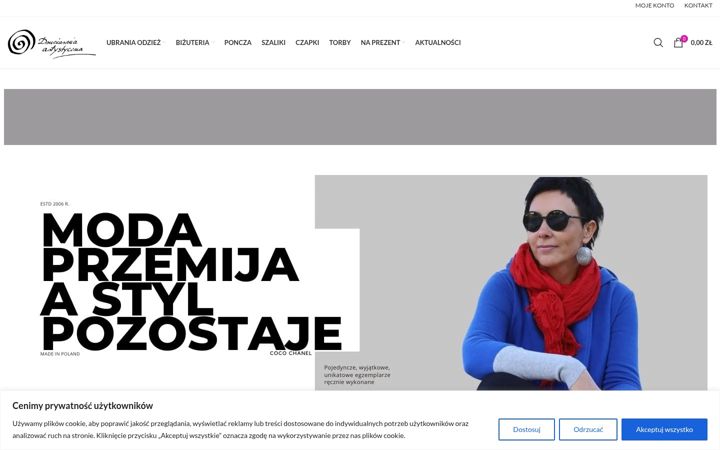 Captura de pantalla de druciarniaartystyczna.pl