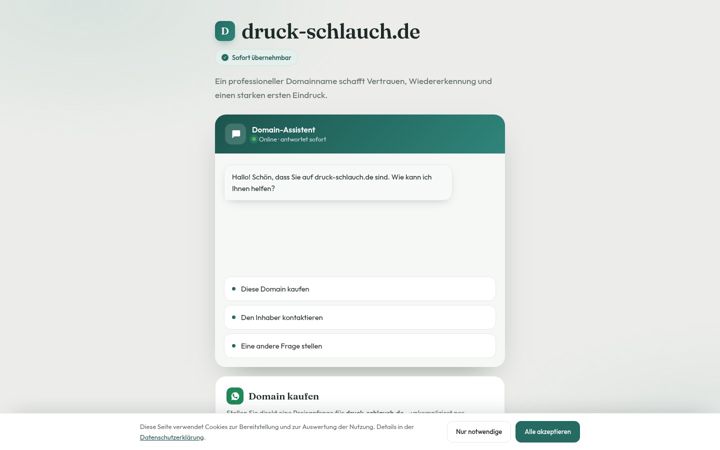 Zrzut ekranu druck-schlauch.de