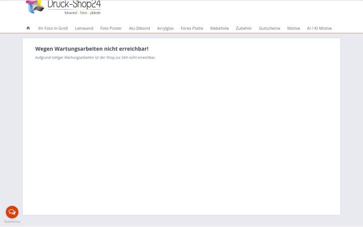 Captura de pantalla de druck-shop24.net
