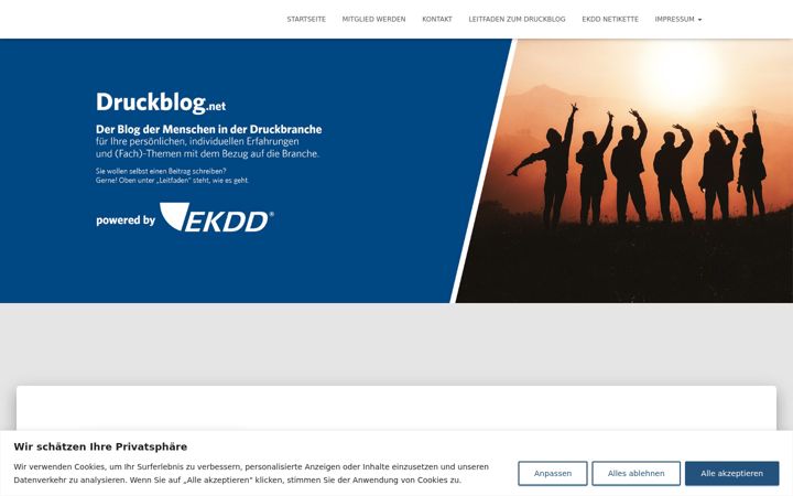 Captura de pantalla de druckblog.net