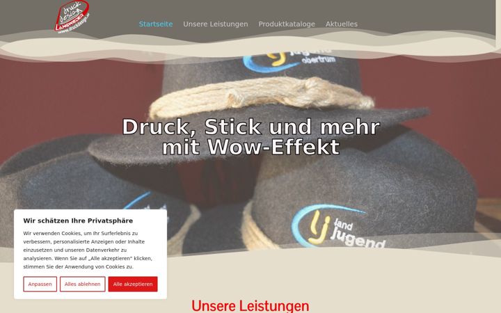Screenshot von druckdesign.at