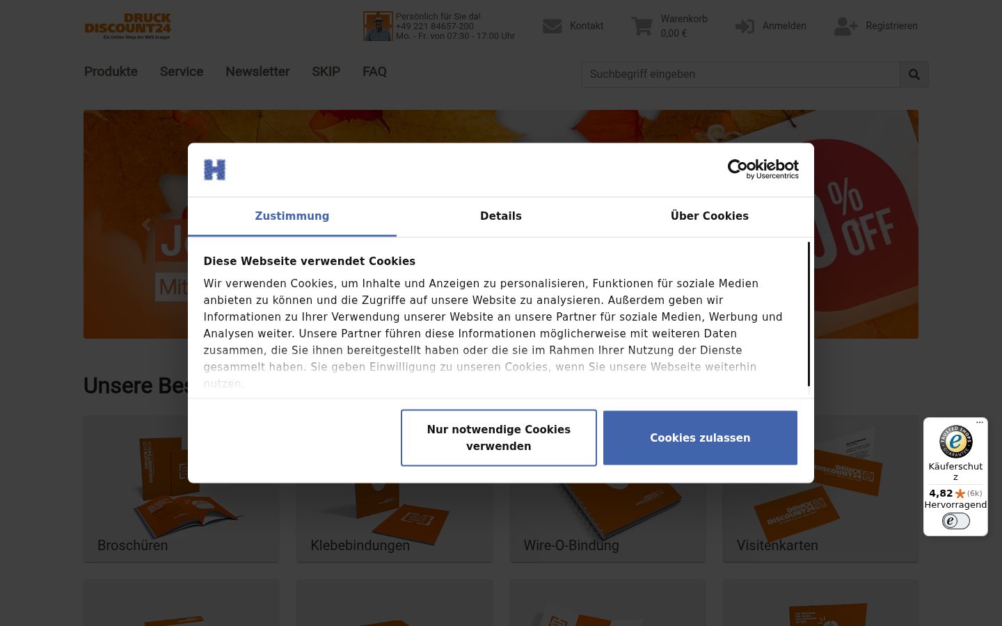 Zrzut ekranu banera zgody wyświetlanego przed jakąkolwiek interakcją