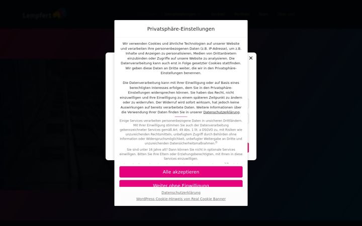 Screenshot of druckerei-lempfert.de