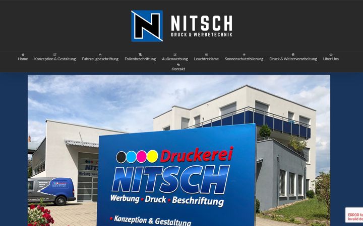 Ekrano kopija druckerei-werbetechnik.de