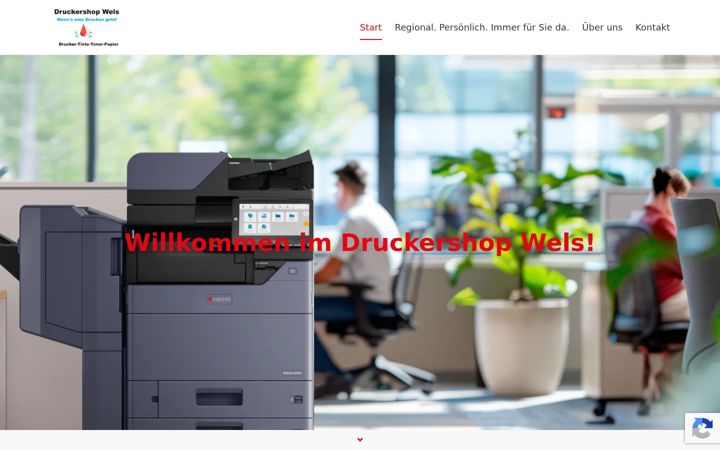 Screenshot von druckershop-wels.at