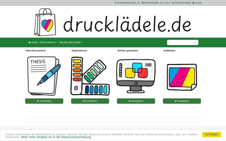 Screenshot of drucklaedele.de