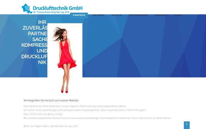 Screenshot of druckluft-oranienbaum.de