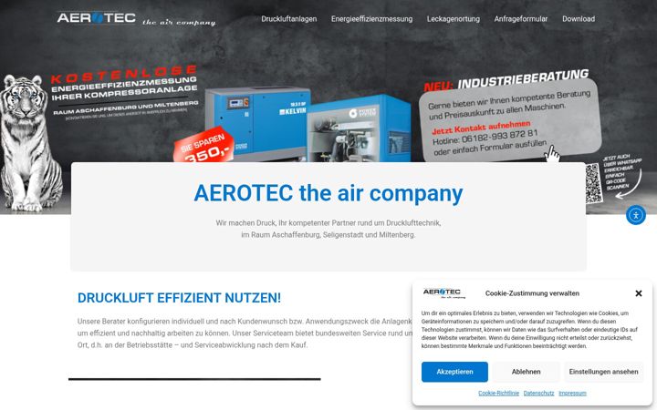 Screenshot of druckluft-profi.de