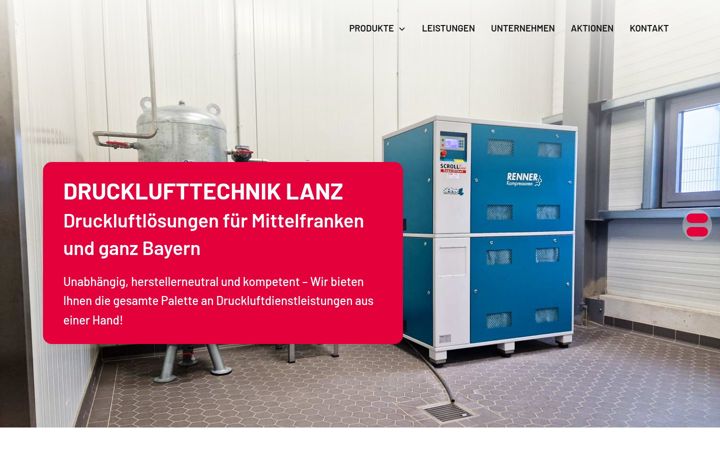 Screenshot of drucklufttechnik-lanz.de