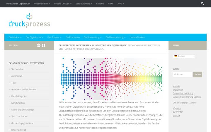 Screenshot of druckprozess.com