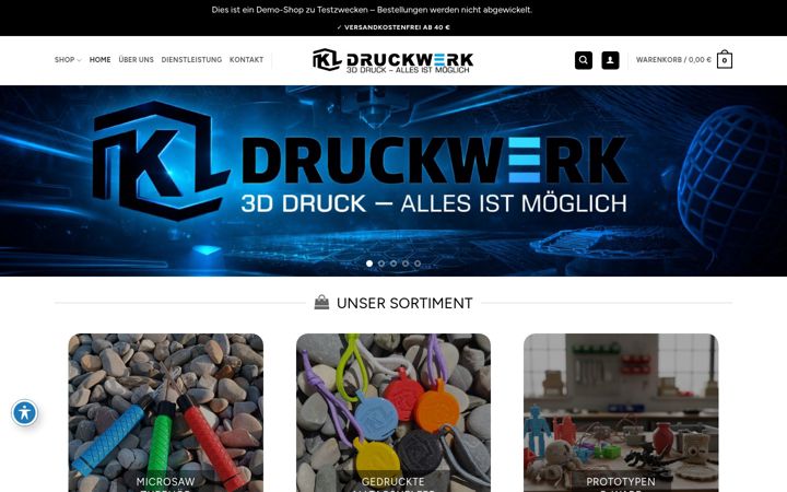Screenshot of druckwerk-hdh.de
