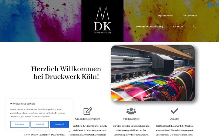 Screenshot of druckwerk-koeln.de