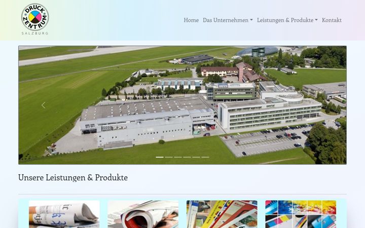 Screenshot von druckzentrum-salzburg.at