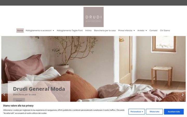 Screenshot di drudigeneralmoda.it