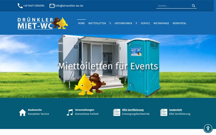 Snimka zaslona za druenkler-wc.de