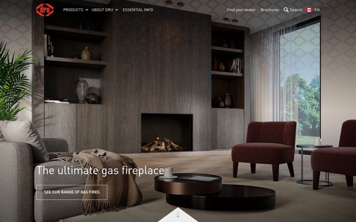 Screenshot of drufire.com