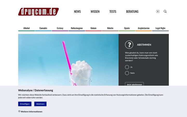 Screenshot of drugcom.de