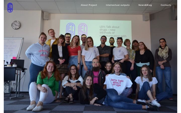 Captură de ecran a drugeducationyouth.org