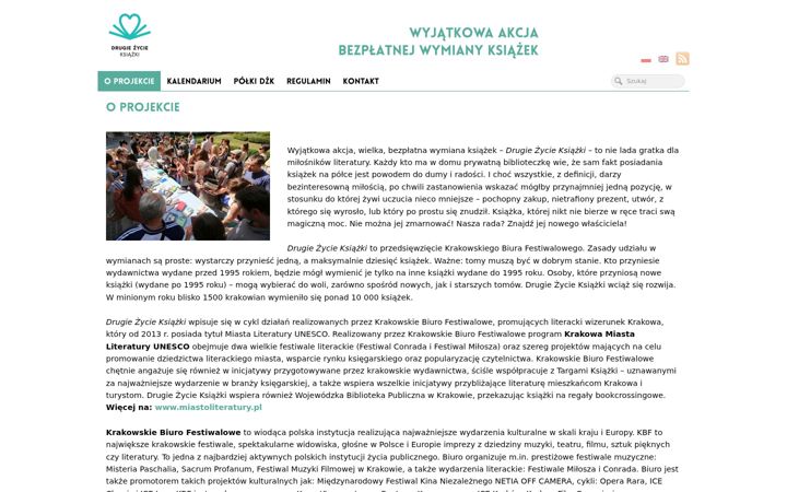 Posnetek zaslona drugiezycieksiazki.pl