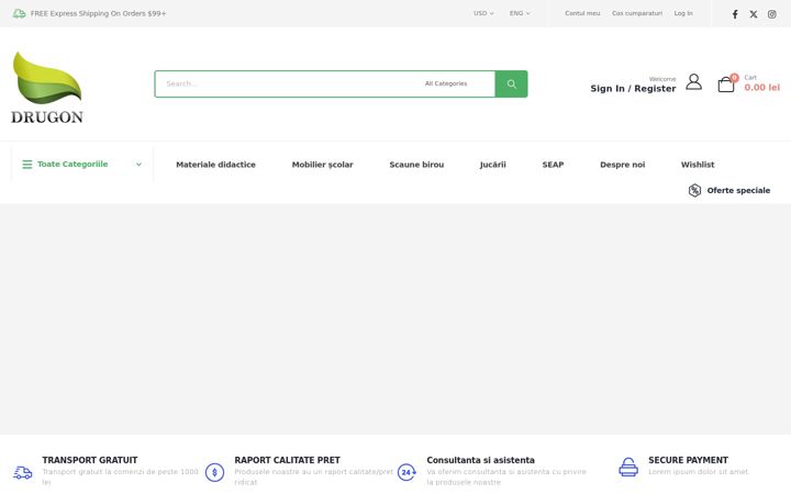 Screenshot of drugon.ro