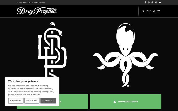 Екранна снимка на drugprophets.ca
