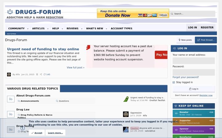 Screenshot of drugs-forum.com