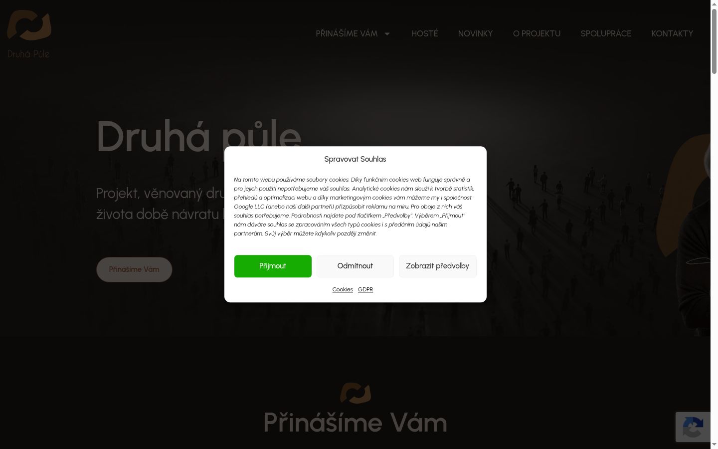 Screenshot tal-banner tal-kunsens muri qabel kwalunkwe interazzjoni