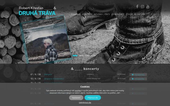 Screenshot di druhatrava.cz