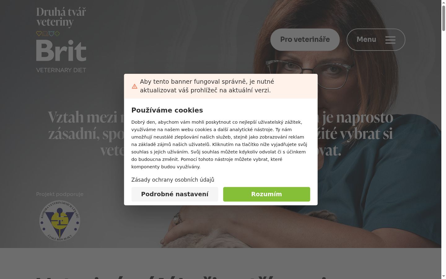 Sutikimo reklamjuostės, rodytos prieš bet kokią sąveiką, ekrano kopija