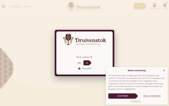 Screenshot of druivenstok.com