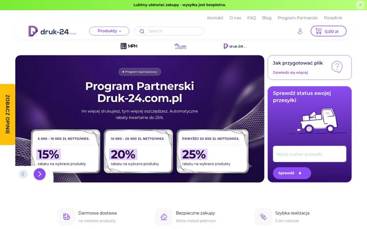 Skærmbillede af druk-24.com.pl