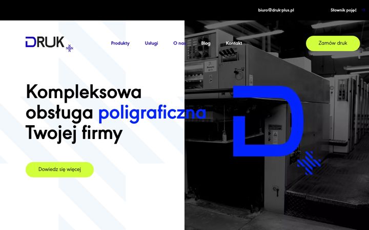 Posnetek zaslona druk-plus.pl