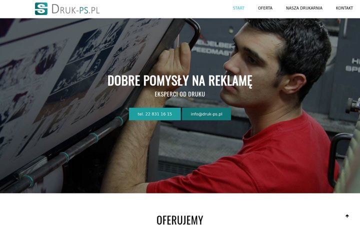 Posnetek zaslona druk-ps.pl