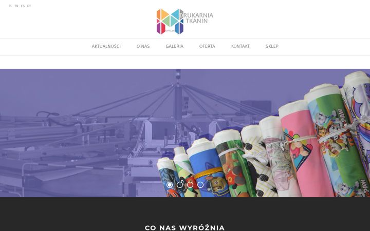 Posnetek zaslona druk-tkanin.pl