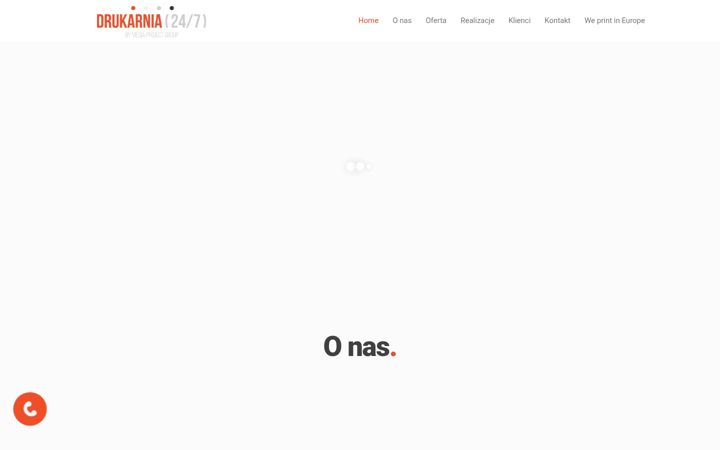 Posnetek zaslona drukarnia247.pl