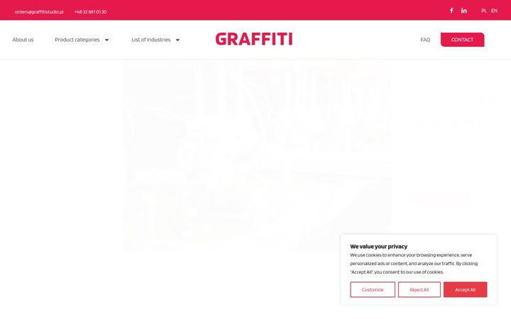 Kuvakaappaus sivustosta drukarniagraffiti.pl