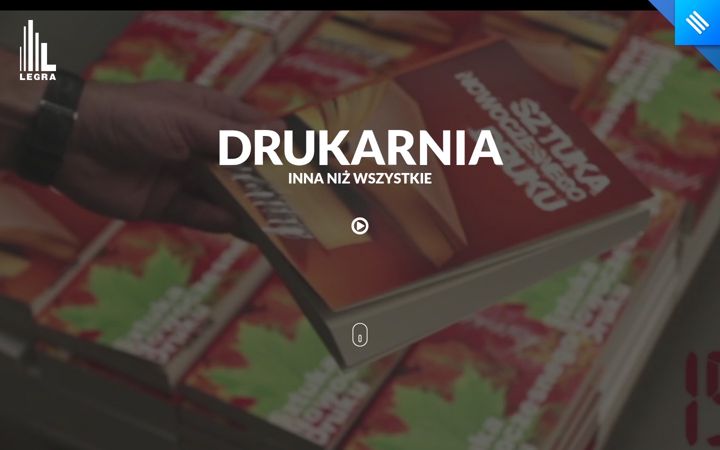 Captura de ecrã de drukarnialegra.pl