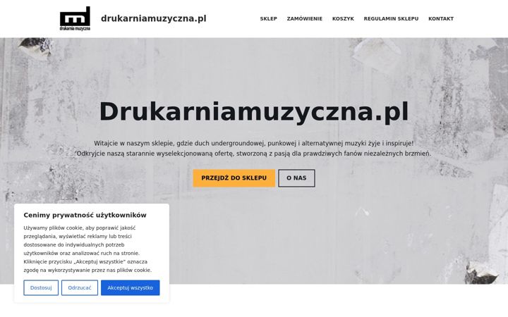 Captura de ecrã de drukarniamuzyczna.pl