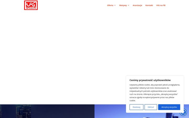 Kuvakaappaus sivustosta drukarniaszkla.pl